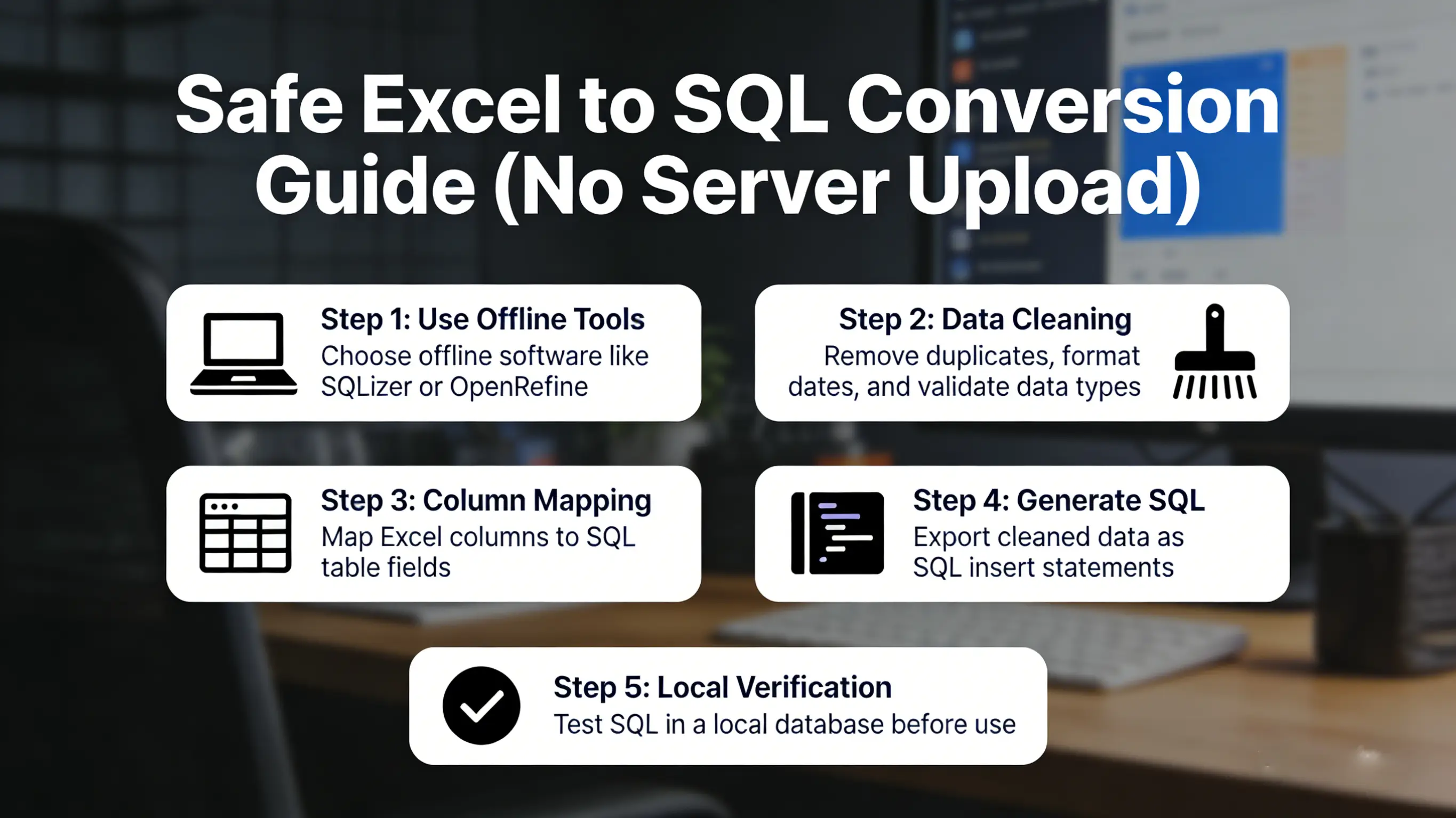 Excel to SQL Converter Interface