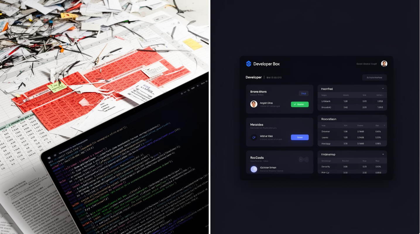 Developer Box Tools Interface showing JSON and SQL transformation tools